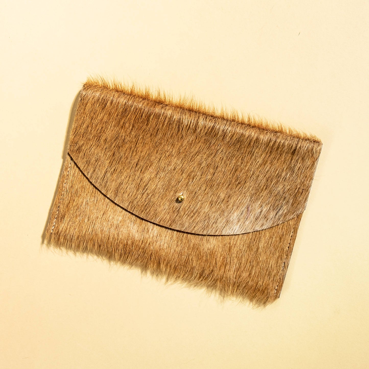 Envelope Pouch - Caramel Hair on Hide