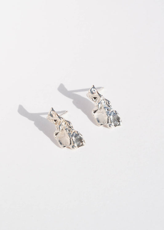 Melia Earrings in Recycled Sterling Silver