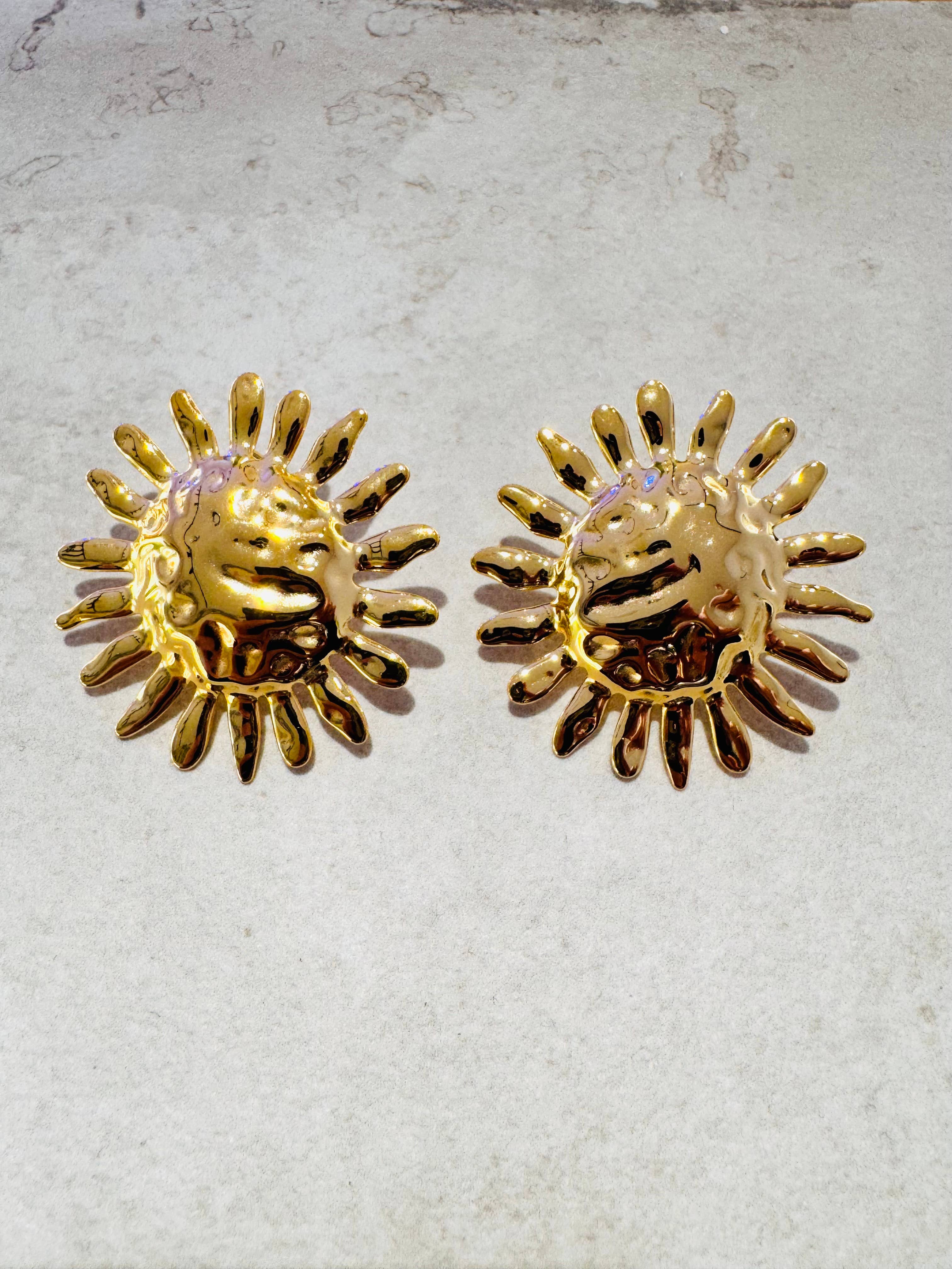 Sun earrings