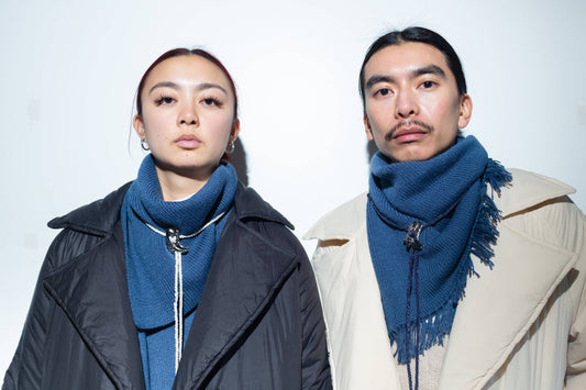 Davie Bandana in Denim Blue