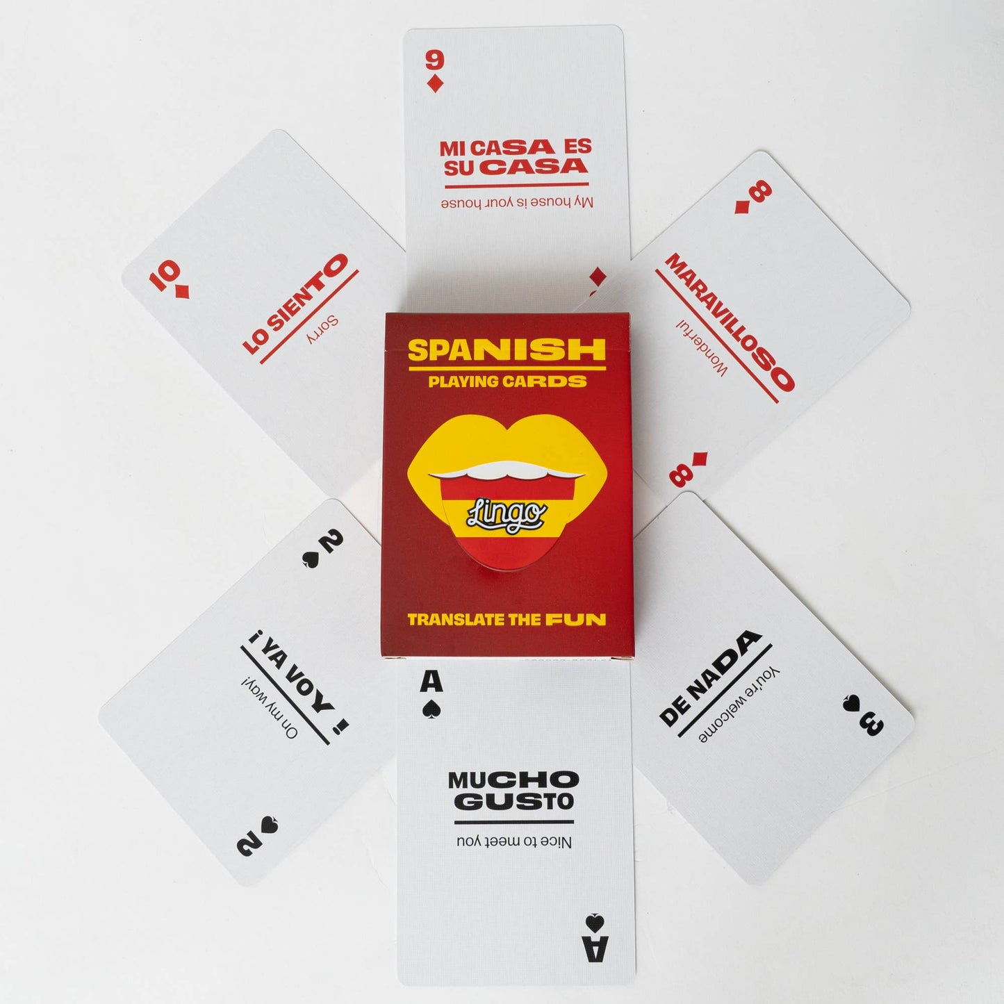 Spanish travel playing cards