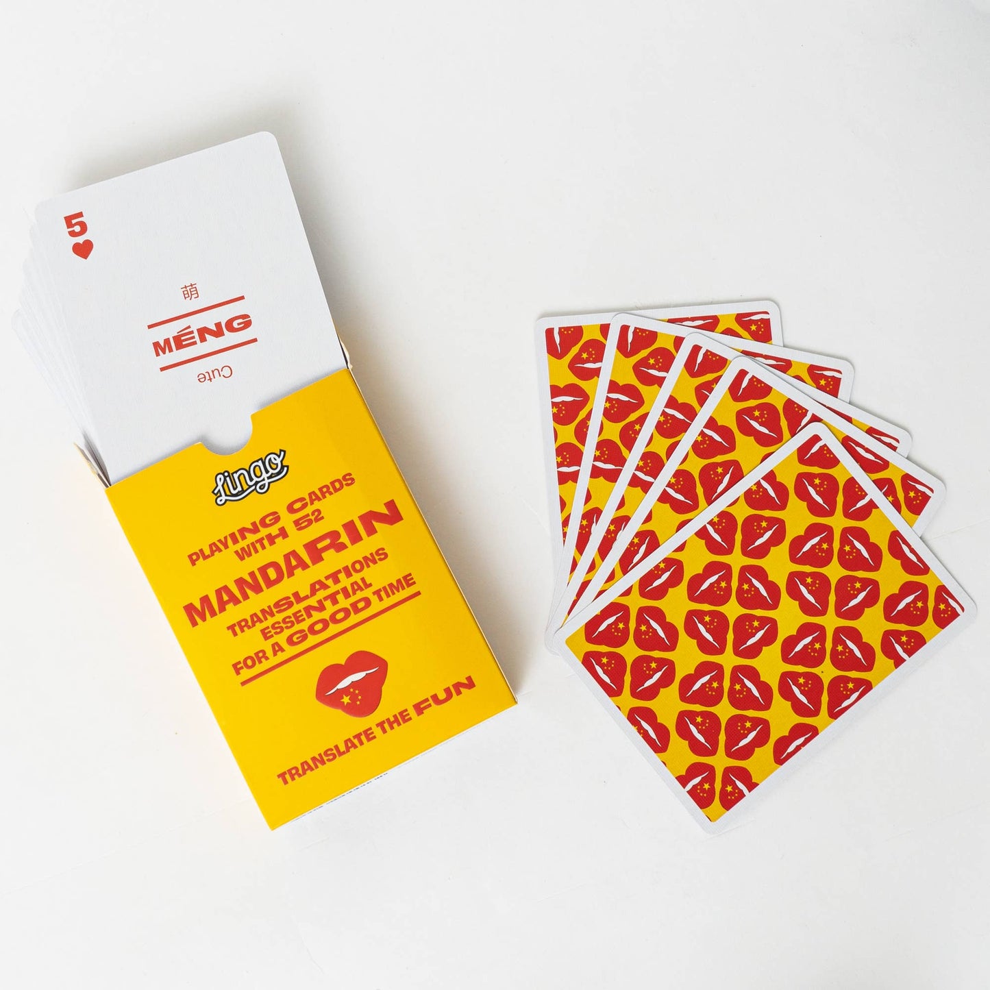Mandarin travel playing cards