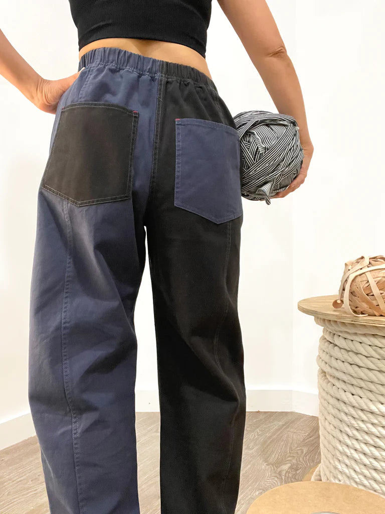 Verity & Daughters | Colorblock Cotton Pants